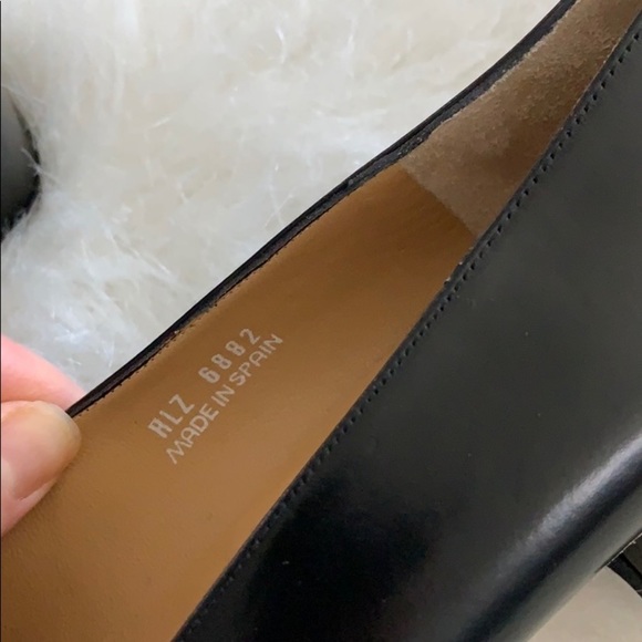 Ralph Lauren | box heel in black leather - Picture 9 of 11